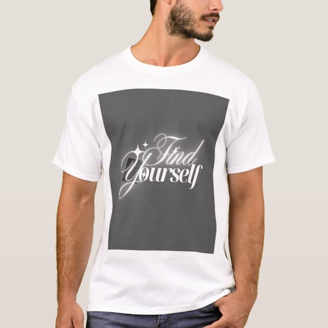 Vit T-shirt estetisk  (Framsida)