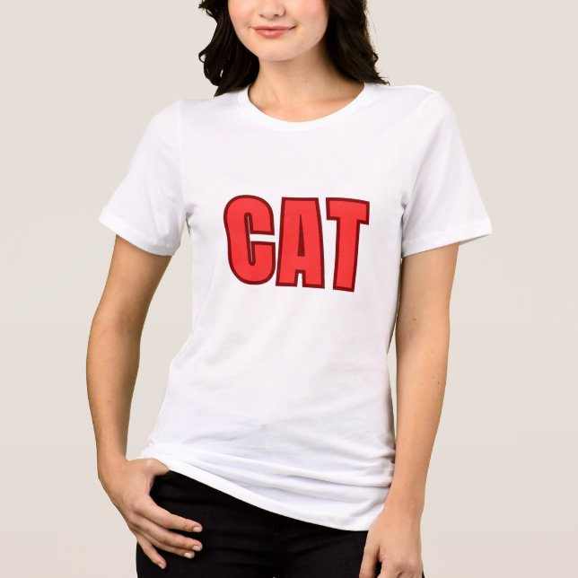 vit t-shirt för flickor (Framsida)