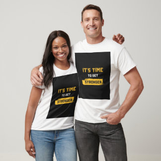 Vit t-shirt för par