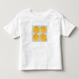 Vit t-shirt med apelsiner