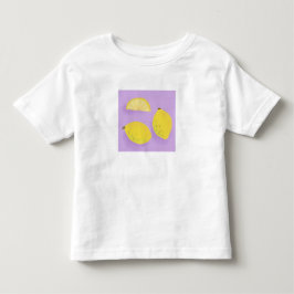 Vit t-shirt med citroner