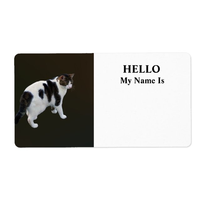 Vit tabb med Mörk Fraktsedel (Framsidan)