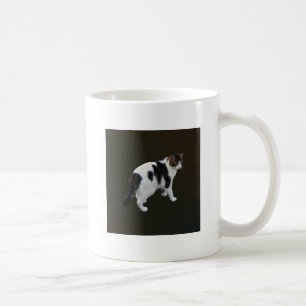 Vit tabb med Mörk Kaffemugg