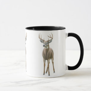 Vit Tailed bockRingermugg Mugg