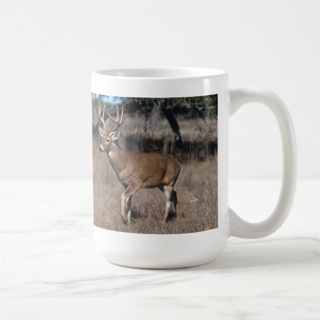 Vit-Tailed hjortkaffemugg Kaffemugg (Höger)