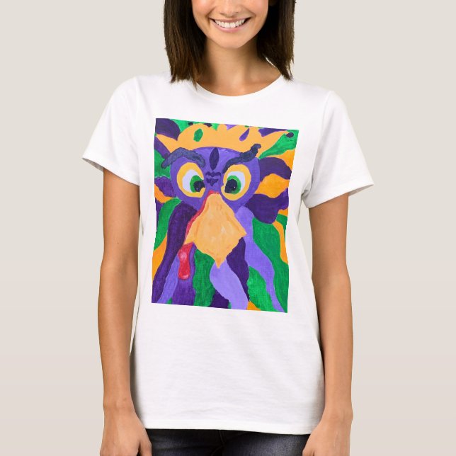 Vit tårtskiva för kvinnor t shirt (Framsida)