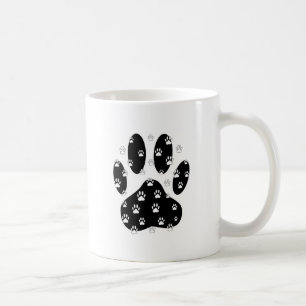 Vit Tass vid svartvit utskrift Kaffemugg
