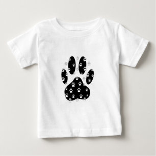Vit Tass vid svartvit utskrift T-shirt