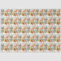 Vit tecknad höns i ullhattar och scarfer