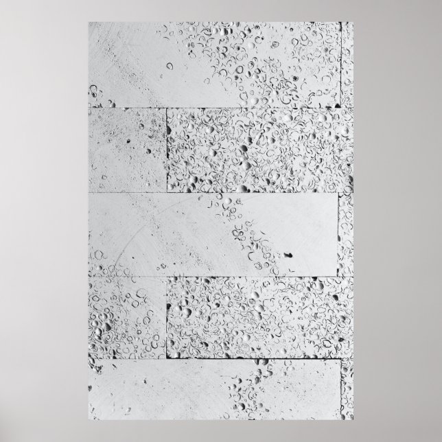 Vit tegelvägg poster (Framsidan)