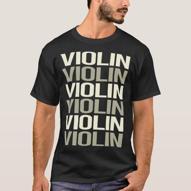 Vit text fiol t shirt (Framsida)