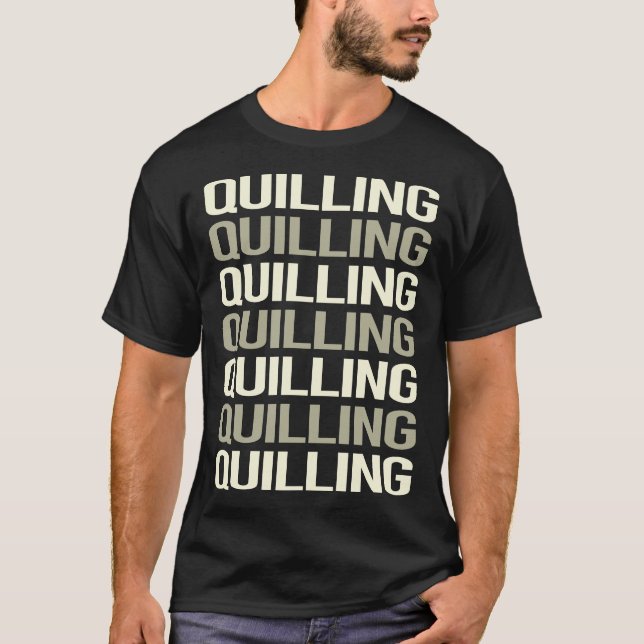 Vit textfyllning t shirt (Framsida)