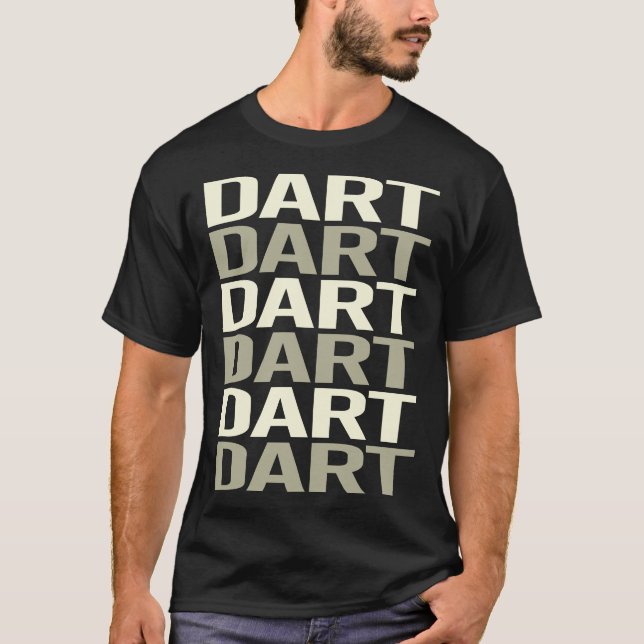 Vit textpil t shirt (Framsida)