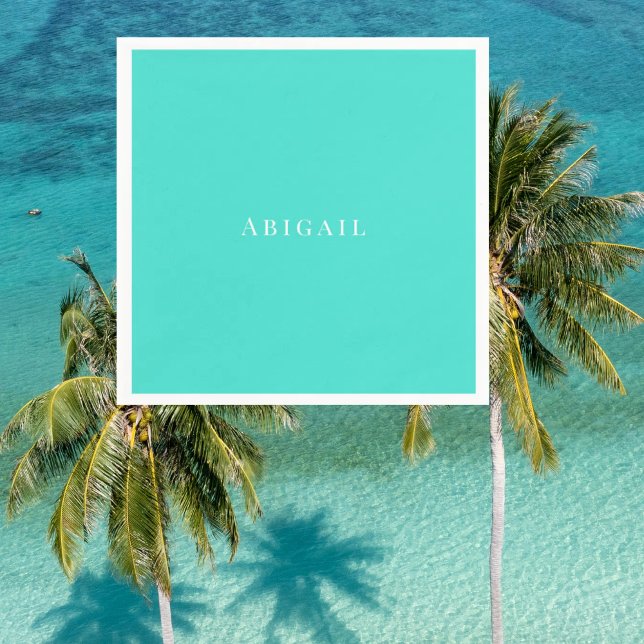 Vit textvisning för personlig Turcos Pappersservett (Skapare uppladdad)