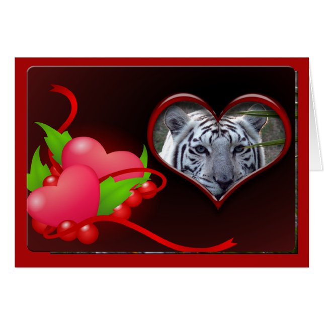 vit-tiger-00102-65x45 hälsningskort (Framsidan Horizontal)