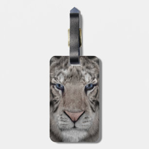 Vit tiger bagagebricka