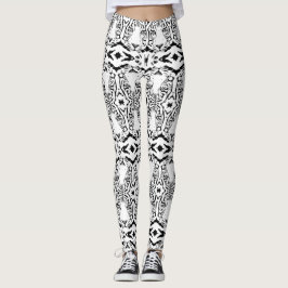 Vit Tiger Ethnic Animal Print Leggings