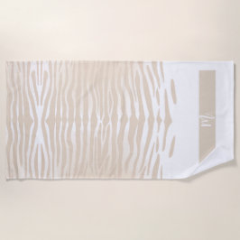 Vit Tiger-monogram badduk