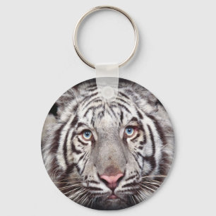 vit_tiger_nyckelkedja nyckelring