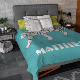 Vit tiger, Personlig av ljus, turkos