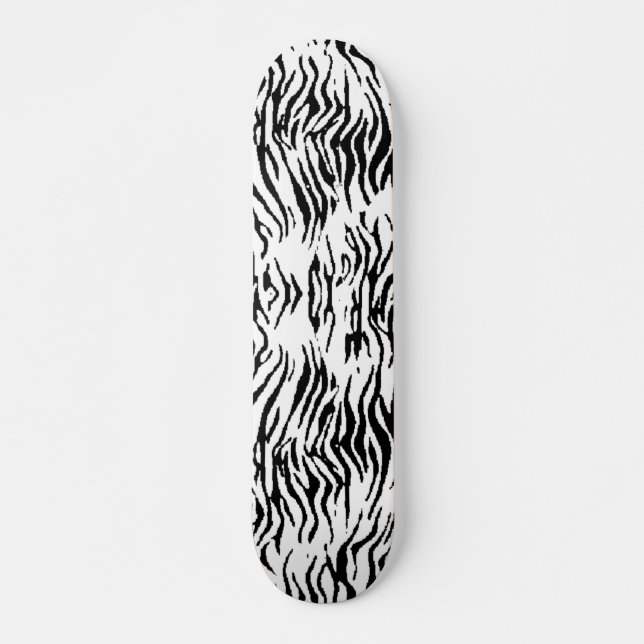 Vit Tiger Skateboard (Framsida)