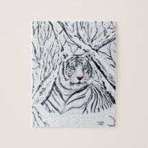 Vit tigerblandning i