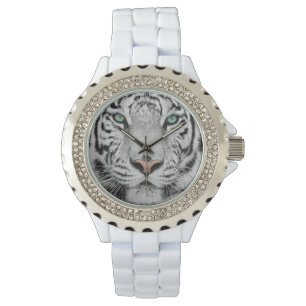 Vit tiggare armbandsur