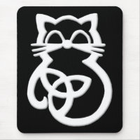 Vit TRINity Knot Celtic Cat Mousepad