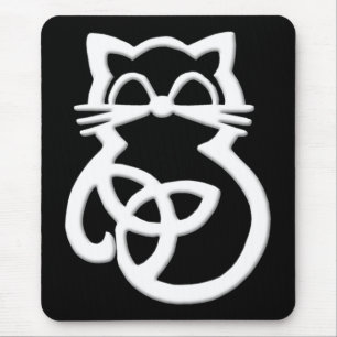 Vit TRINity Knot Celtic Cat Mousepad Musmatta