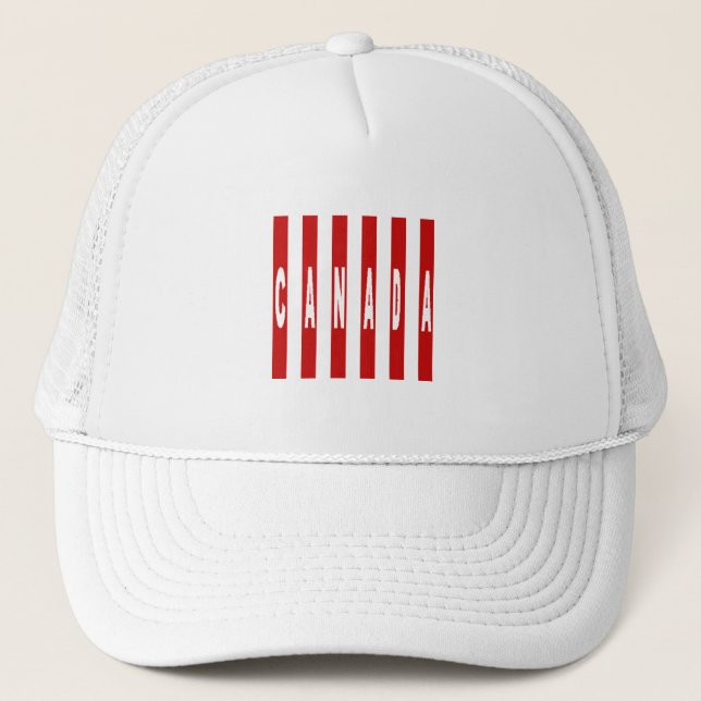 Vit Trucker DESIGN CANADA- kapsyl Keps (Framsida)
