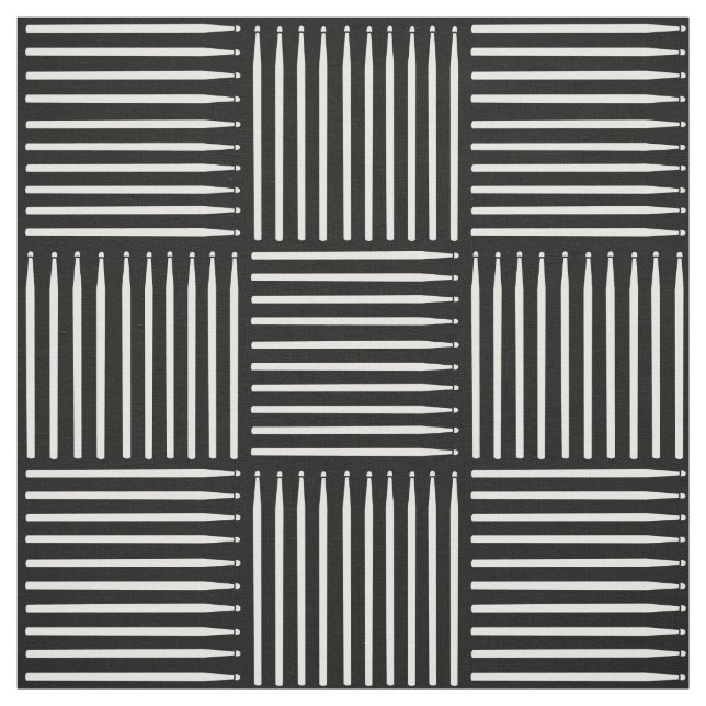 Vit trumpenna Crosshatch Tyg (Provkarta)