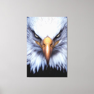 Vit-tunn digital målning canvastryck