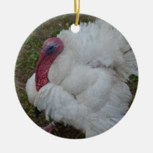Vit Turkiet Julgransprydnad Keramik