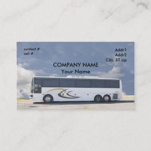 vit turnerar bussen visitkort