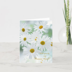 Vit tusenskönas brudblomma flicka inbjudan
