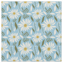 Vit tusenskönas pastell blomster mönster