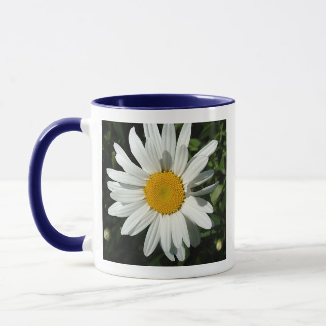 vit tusenskönasblomma mugg (Vänster)