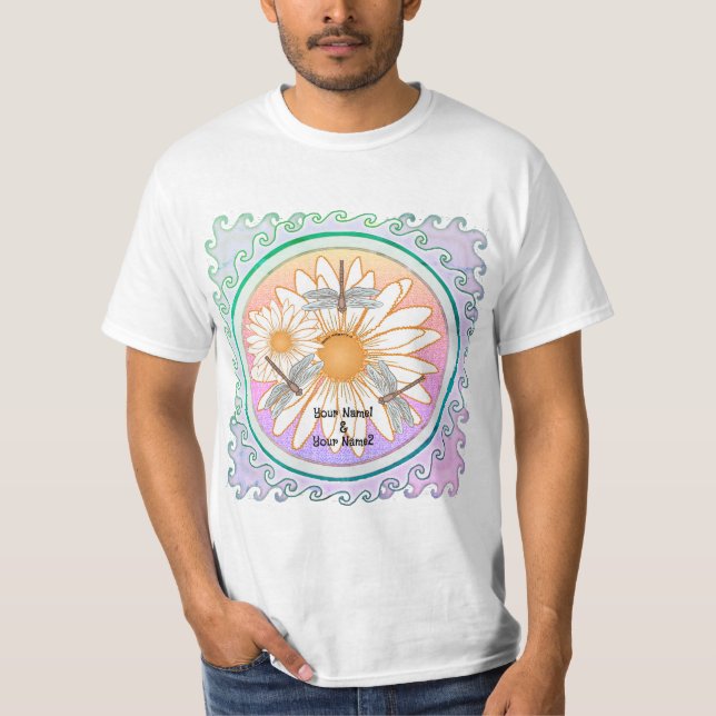 Vit tusenskönor t-shirt  (Framsida)