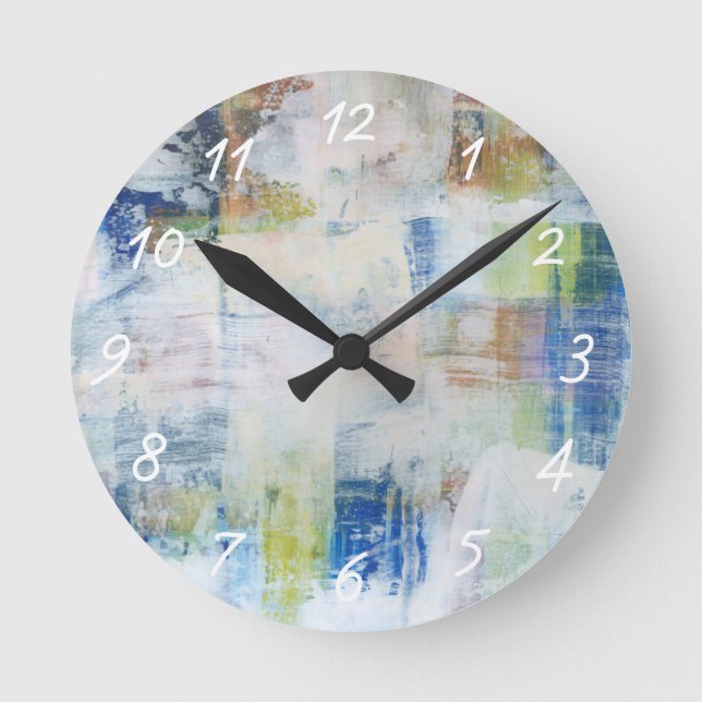 Vit Tvätta III Rund Klocka (Framsida)