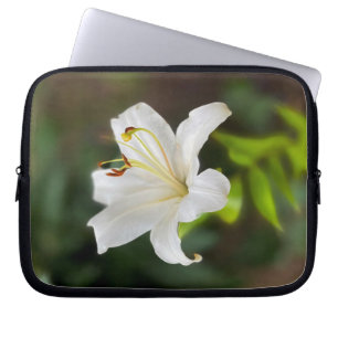 Vit, tvinnad laptop fodral