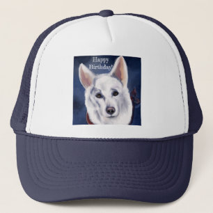 VIT TYSK SCHÄFERHUND    KEPS