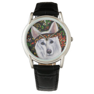 VIT TYSK SCHEFERD MEXICO ARMBANDSUR