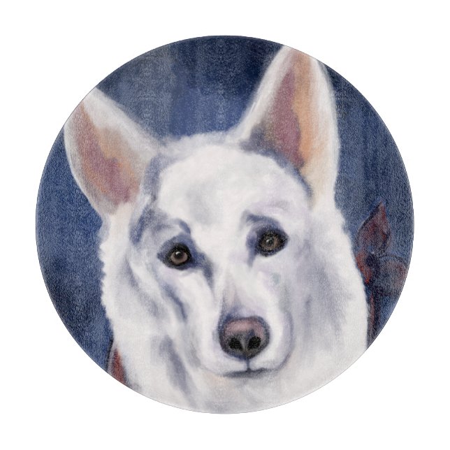 VIT TYSK SCHEFERHUND    (Framsidan)