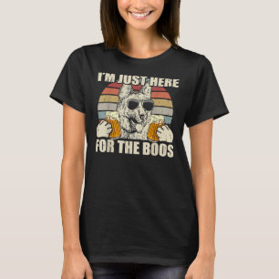 Vit tysk shepherd Drink Beer jag är här för T Shirt