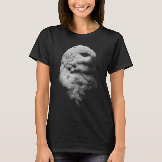 vit uggla t shirt (Framsida)