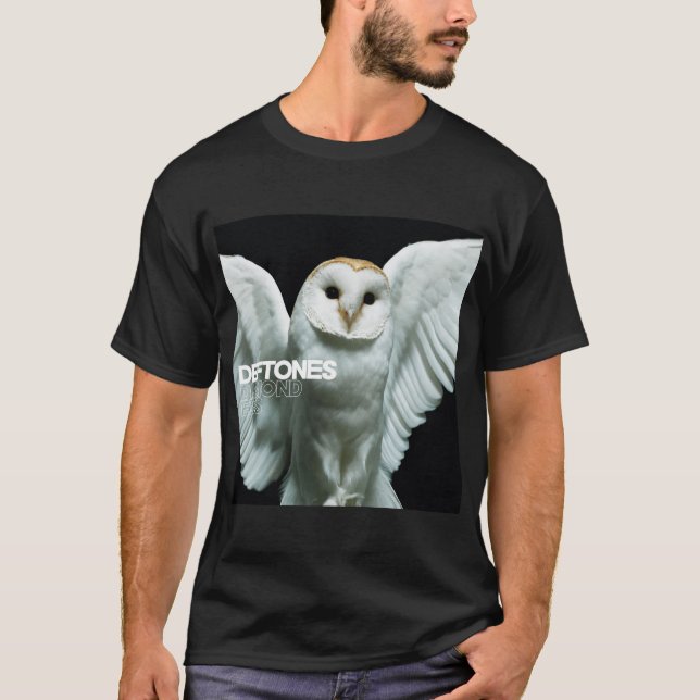 vit uggla t shirt (Framsida)