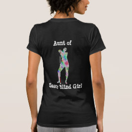 Vit utformning av säkerhetsdagar för familjemedlem t shirt