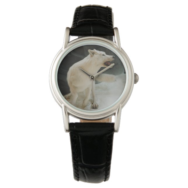 Vit Varg Armbandsur (Framsida)