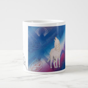 vit varg jumbo mugg