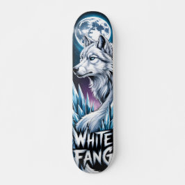 Vit varg Skateboard